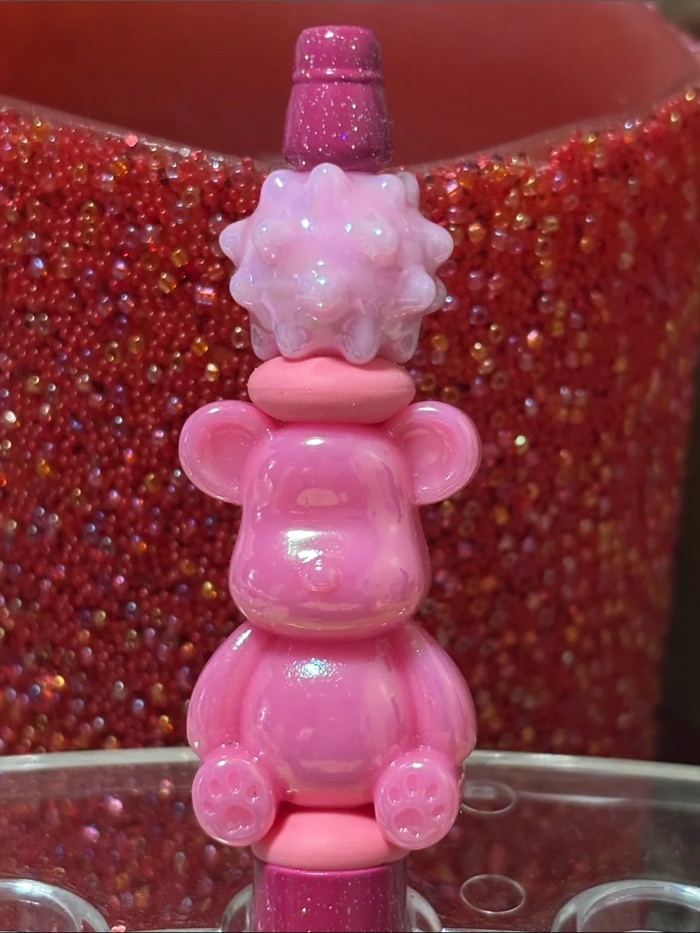 Bear beaded pen (1)